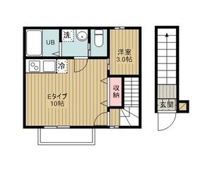 レピュート川越の物件間取画像